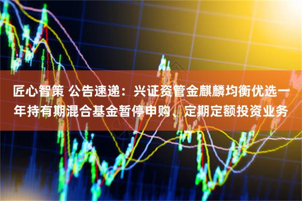 匠心智策 公告速递：兴证资管金麒麟均衡优选一年持有期混合基金暂停申购、定期定额投资业务