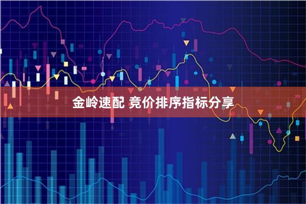 金岭速配 竞价排序指标分享