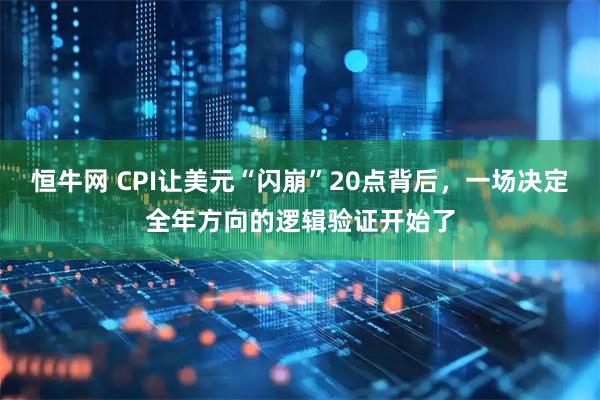 恒牛网 CPI让美元“闪崩”20点背后，一场决定全年方向的逻辑验证开始了